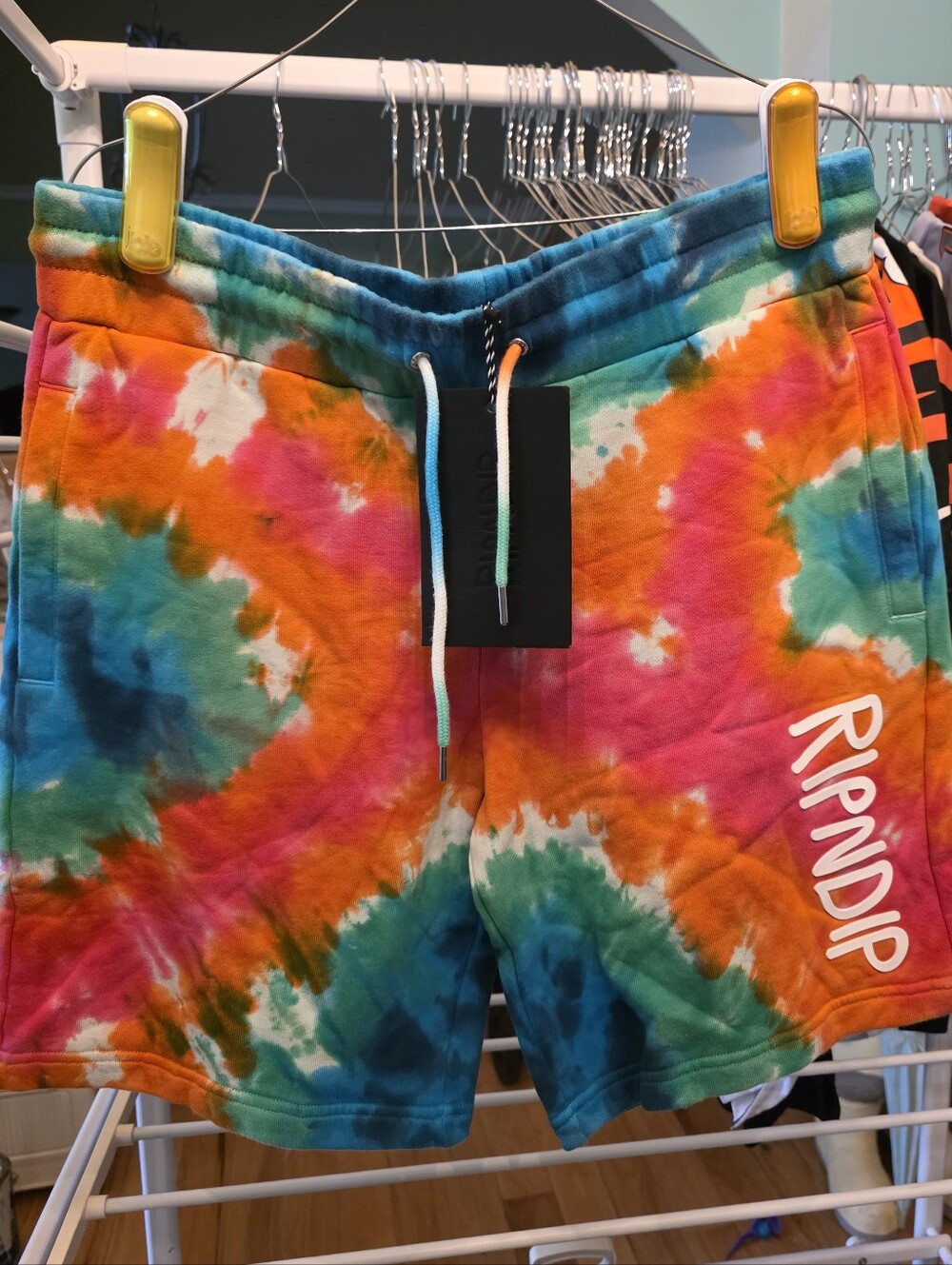 Mens RIPNDIP Shorts. Brand New. Tiedye Size Medium